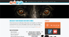 Desktop Screenshot of dressage-chiens-gard.com